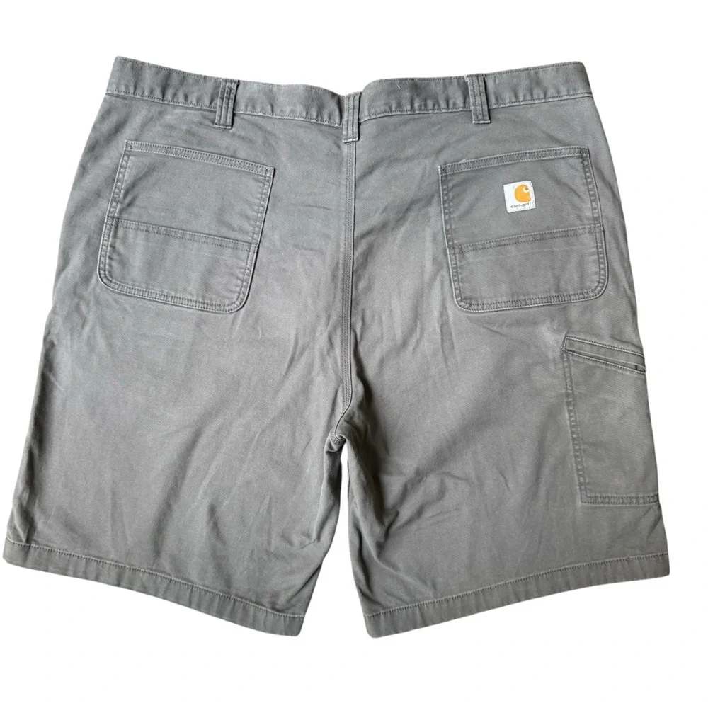 Carhartt Relaxed‎ Fit Gray Cotton Blend Work Shorts Size 44